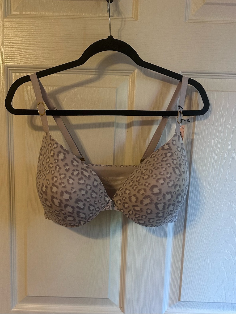 Victoria's Secret Beige Leopard Print T-Shirt Bra